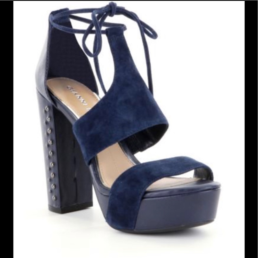 Gianni Bini Addi Block Heel Sandals - Picture 1 of 8